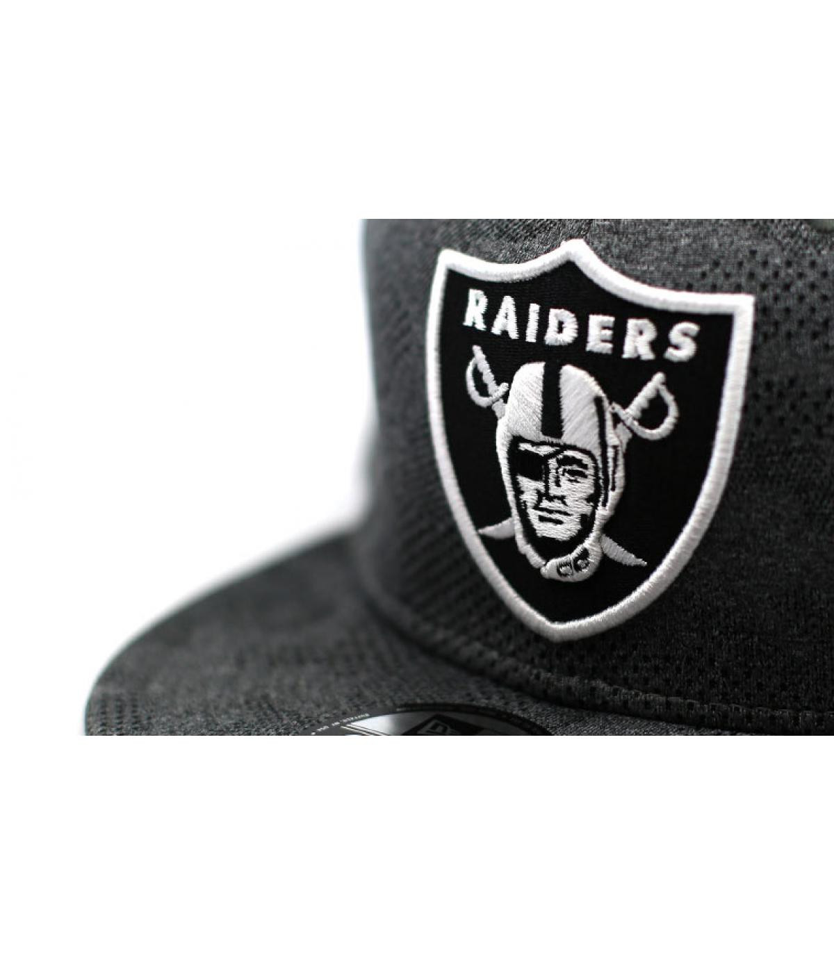 snapback Raiders grau schwarz